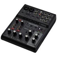 Yamaha AG06MK2 6-Kanal-Live-Streaming Mischpult mit USB-Audio-Interface – Für Windows,