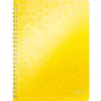 Leitz Collegeblock Wow A4 liniert holzfrei 80 Blatt gelb