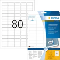 Herma Universaletiketten 10003 Weiß 35,6 x 16,9 mm 25