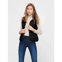 Only Steppweste »ONLNEWTAHOE HOOD WAISTCOAT OTW NOOS«, schwarz