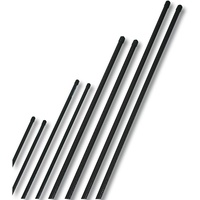 Powertec Windhager Stahl-Pflanzstab SET, Stahl-Rankstab, Pflanzenstütze, Rankhilfe, Pflanzstäbe, Tomatenstäbe,