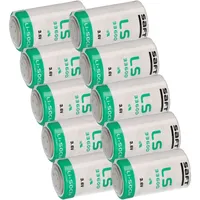 Saft 10x Saft Lithium Batterie 3,6V LS33600 D Zelle
