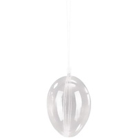 Rayher Plastik-Figur transparent Ei 2-tlg. 6 cm Ø 6,0