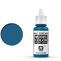 Vallejo 70963 Enzianblau, hell, matt, 18 ml