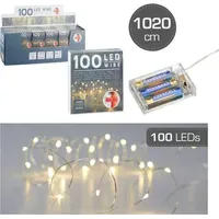 Cepewa LED Lichterkette 100 LED 10 m warmweiß