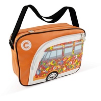 VW Collection - Große Unisex Volkswagen Schulter-Umhänge-Reise-Tasche-Freizeit-Bag mit T1