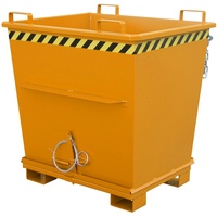 Bauer Südlohn Klappbodenbehälter BKB 1000, lackiert, Gelborange