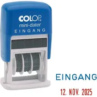 Colop Datumstempel mit Text "Eingang" Mini-Dater S 160/L selbstfärbend
