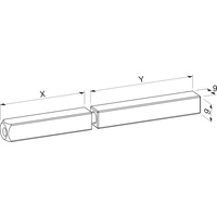 Eco Cosmetics ECO Vierkantstift 9 mm 55/75