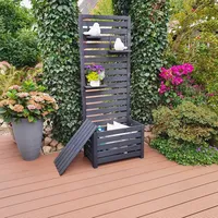 Promadino Spaliersichtschutz mit Staukasten
