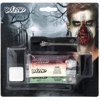 Boland 45095 - Schminkset Zombie-Reißverschluss, mehrteiliges Make-Up Set für
