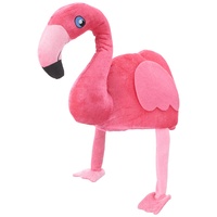 Boland 52271 - Tier Mütze, Flamingo, Rosa, Plüsch Hut,