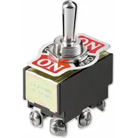 Goobay 10114 Kippschalter Miniatur, 2x EIN – AUS –
