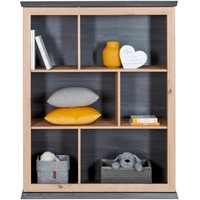 MY BABY LOU Babyregal Benton, Eiche, Dunkelgrau, Holzwerkstoff, 2