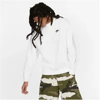 Nike Sportswear Club Fleece Crew Sweatshirt Herren 100 white/black