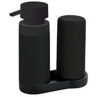 Wenko »Easy Squeez-e«, (Spülstation) Schwarz, Spülbecken-Organizer, Silikon, 250 ml
