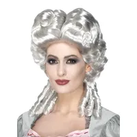 Smiffys Marie Antoinette Perücke, Weiß Halloween und Karneval