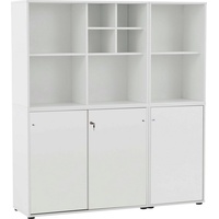 Schildmeyer MÖBELPARTNER Regalschrank 400, 701774 weiß 151,1 cm 41,0