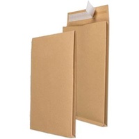 MAILmedia Mailmedia, Faltenversandtasche B4, ohne Fenster, natron braun mit