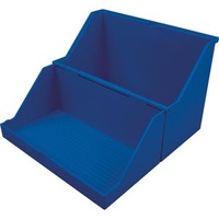 Helit Karteikasten A6 quer »the index, H62146« blau, für