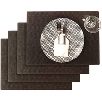 Westmark 4 WESTMARK Platzsets Coolorista schwarz 32,5 x 45,0