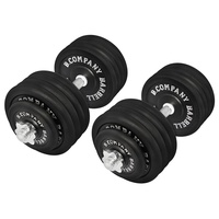 Bad Company Guss Kurzhantel-Set 95Kg (2 x Kurzhantelstange 45cm,