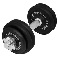 Bad Company Guss Kurzhantel-Set 15Kg (1 x Kurzhantelstange 35cm,