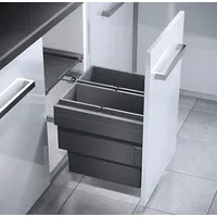 HAILO - Einbaumülleimer, Schrank 45cm, Frontauszug selbstschließend