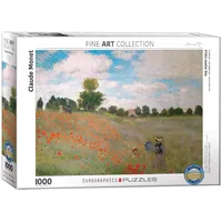 Eurographics 6000-0826 - Mohnfeld von Claude Monet , Puzzle,