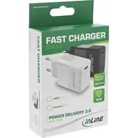 InLine Netzteil Ladegerät Single USB Typ-C Power Delivery 20W