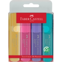 Faber-Castell Textliner 46 Superflourescent - Pastell 4er Etui