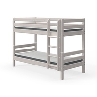 Flexa Etagenbett Classic 90 x 200 cm Holz Grau