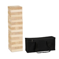 Relaxdays XL Wackelturm Holz