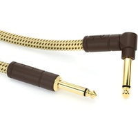Fender Deluxe Series Instrument Cable Tweed Angled 3.0m (0990820091)
