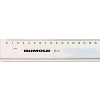 RUMOLD Rumold, Plastiklineal 40cm transp. FL 41