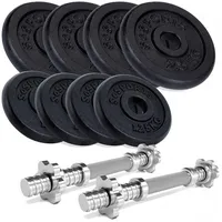 ScSPORTS ScSPORTS® Kurzhanteln 20kg 30mm Kurzhantel 2er Set Gusseisen