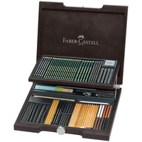 Faber-Castell Pitt Monochrome Holzkoffer,