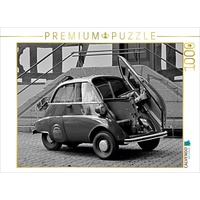 Calvendo BMW Isetta 300 in schwarzweiß Foto-Puzzle Bild von