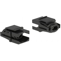 DeLock Keystone Modul TOSLINK Buchse > TOSLINK Buchse schwarz