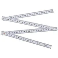 BGS Gliedermaßstab 10 Glieder Weiß 2 m