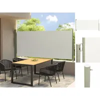 VidaXL Ausziehbar Seitenmarkise 140 x 300 cm creme 317833