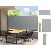 VidaXL Ausziehbar Seitenmarkise 140 x 300 cm grau 317834