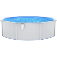 VidaXL Pool mit Stahlwand rund 460 x 120 cm