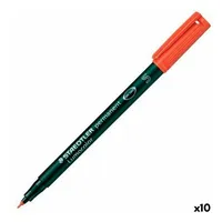 Staedtler Lumocolor Folienstifte rot 0,4 mm permanent