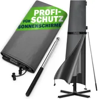 Kingsleeve Abdeckung bis Ø 350 cm Aluminium/Polyester grau
