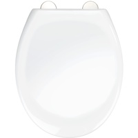 Wenko 25334100 Toilettensitz Harter Toilettensitz Thermoplast Weiß