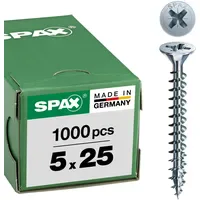 SPAX Universalschraube 5 x 25 mm Senkkopf Kreuzschlitz Z