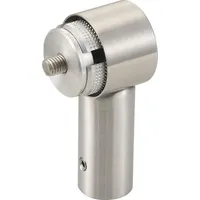 KWS Endstütze RS - gerade Rundrohr, 30mm, Edelstahl