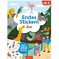 ArsEdition Erstes Stickern – Zoo