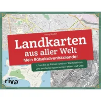 Riva Landkarten aus aller Welt - Mein Rätseladventskalender
